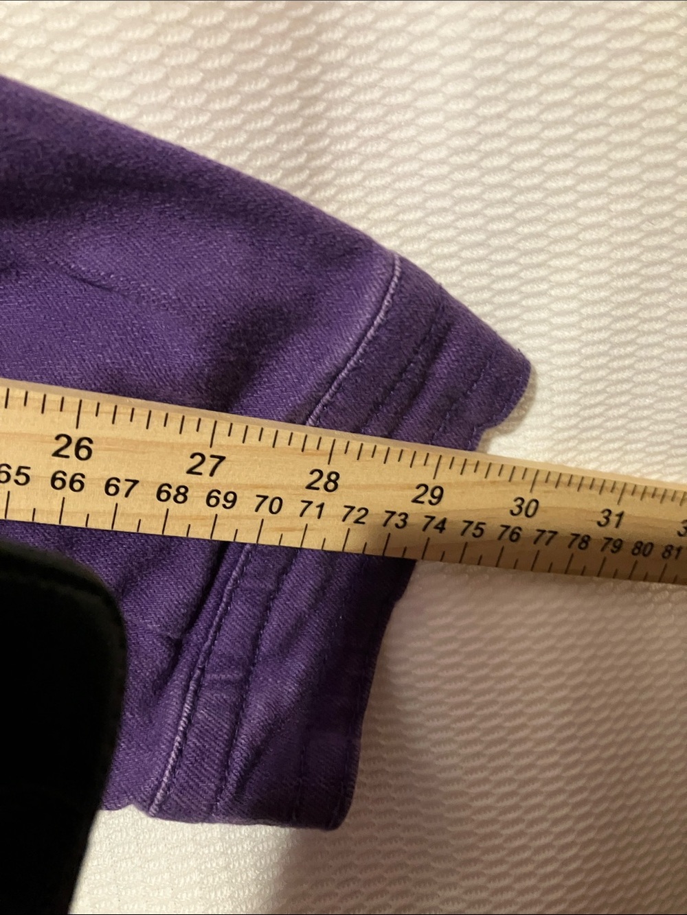 One world purple, jean jacket 3X - Picture 7 of 9
